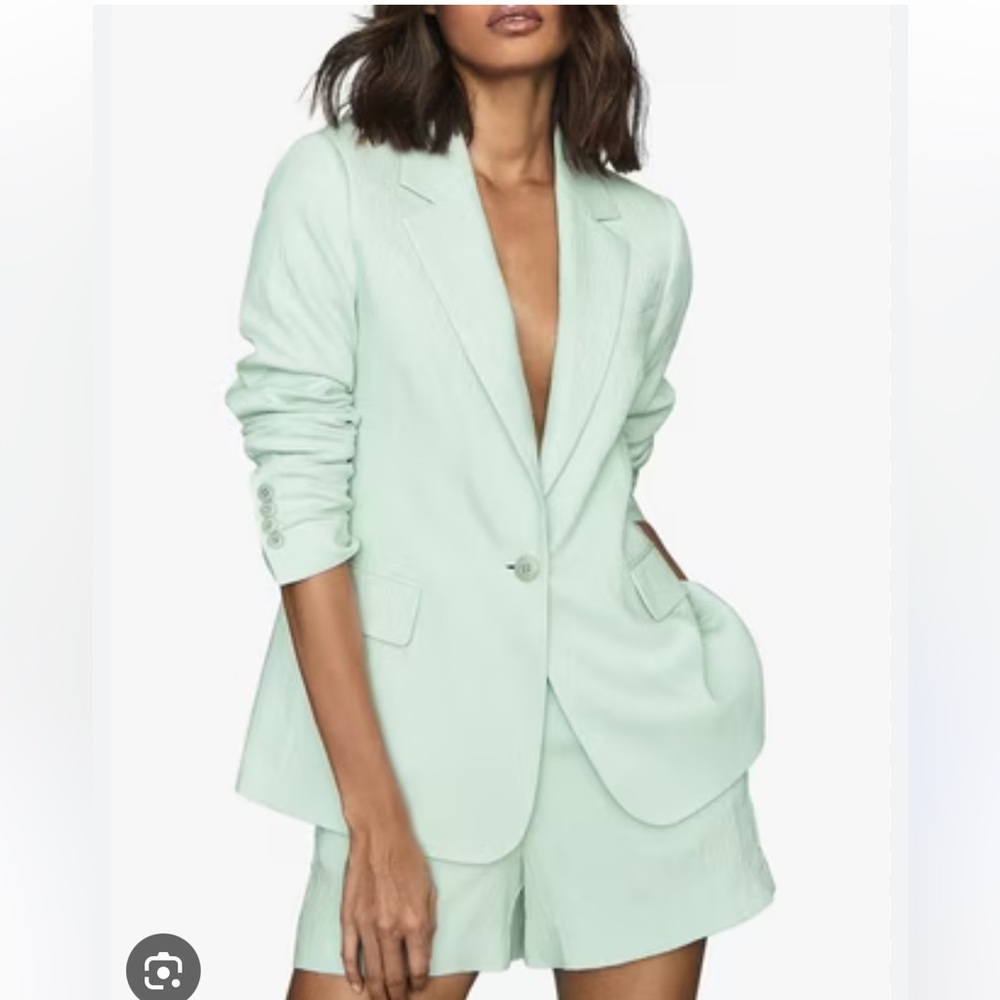 Reiss Mint Green Blazer Sz 6 WORN ONCE